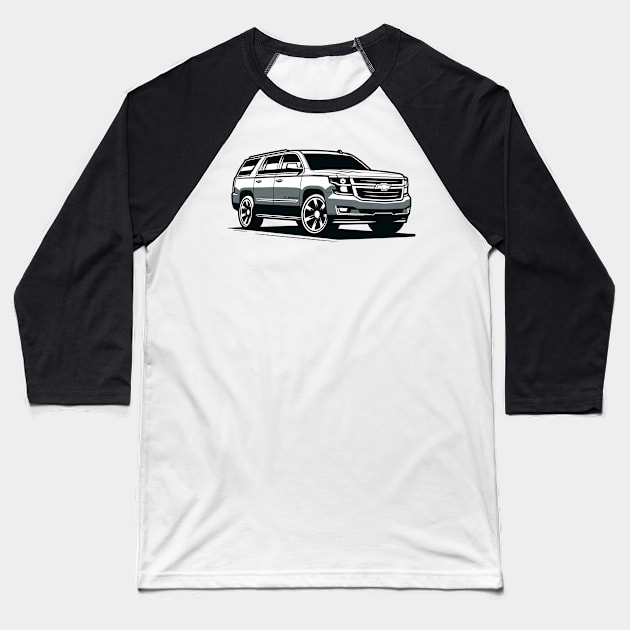 Chevrolet Baseball T-Shirt by Vehicles-Art